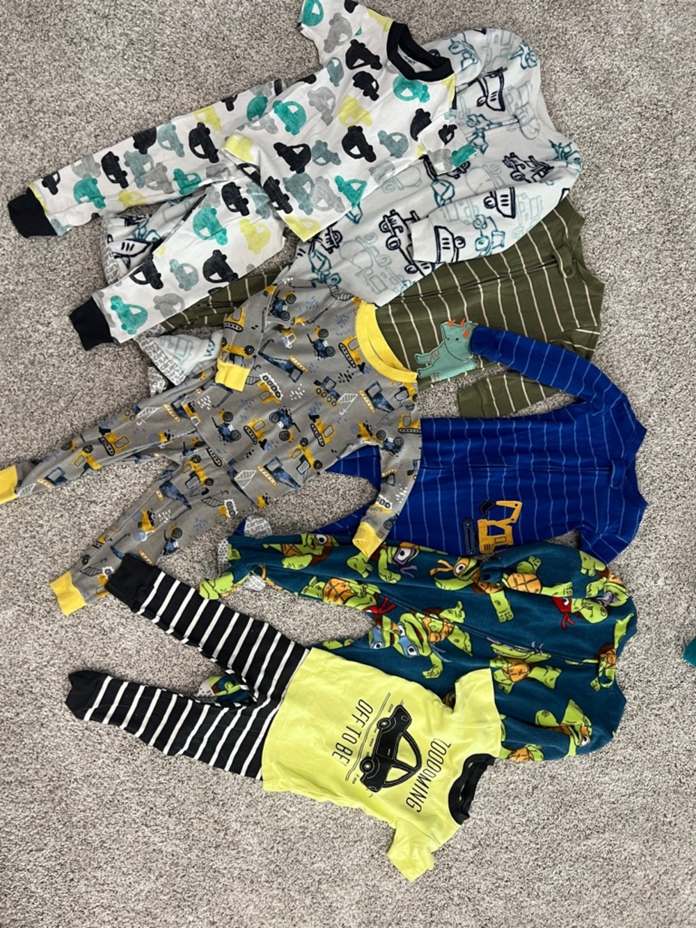 7 sets of PJ’s